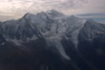 Mont Blanc, Glacier des Bossons, Glacier du Taconnaz (176 K)